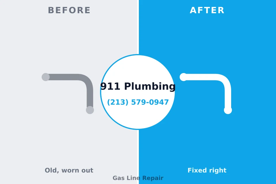 Before and after: plumbing repair Caryville, TN